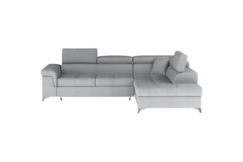 Hörnsoffa Eltap Eridano 275x202x88 cm - Monolith 84, Ljusgrå, Höger - Möbler - Soffa - Bäddsoffa