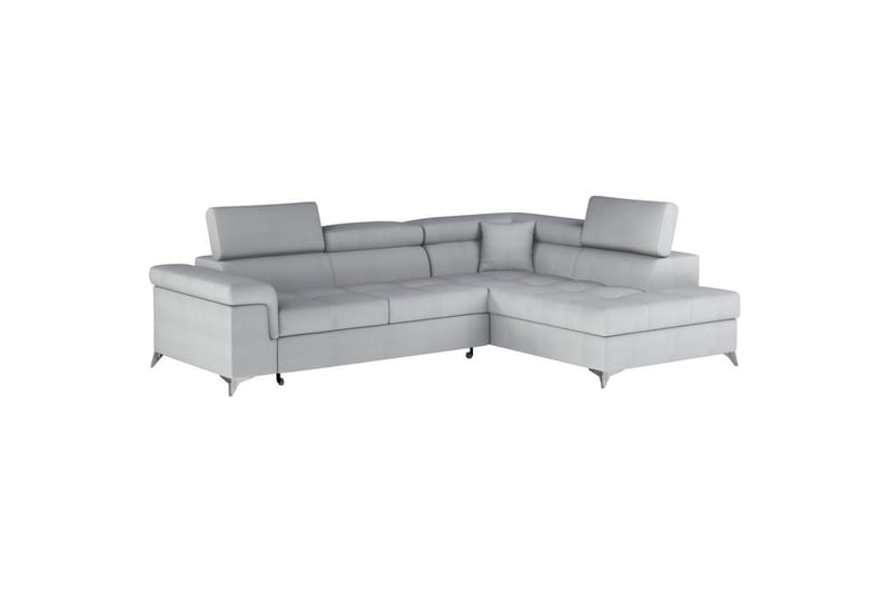 Hörnsoffa Eltap Eridano 275x202x88 cm - Monolith 84, Ljusgrå, Höger - Möbler - Soffa - Bäddsoffa