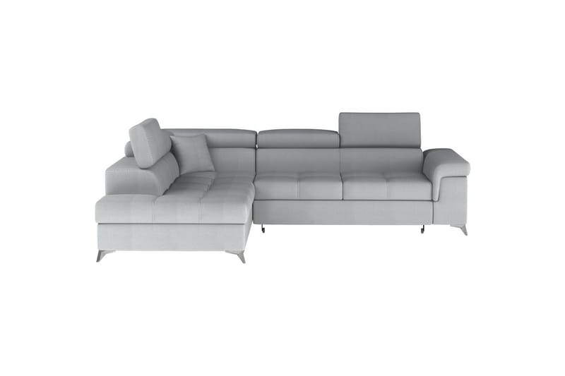 Hörnsoffa Eltap Eridano 275x202x88 cm - Monolith 84, Ljusgrå, Vänster - Möbler - Soffa - Bäddsoffa