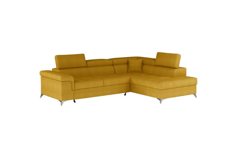 Hörnsoffa Eltap Eridano 275x202x88 cm - Omega 68, Gul, Höger - Möbler - Soffa - Bäddsoffa