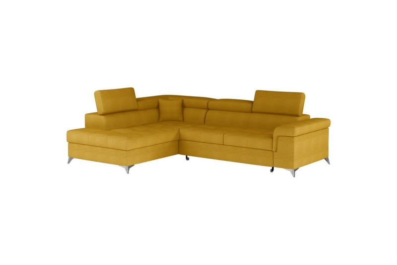 Hörnsoffa Eltap Eridano 275x202x88 cm - Omega 68, Gul, Vänster - Möbler - Soffa - Bäddsoffa