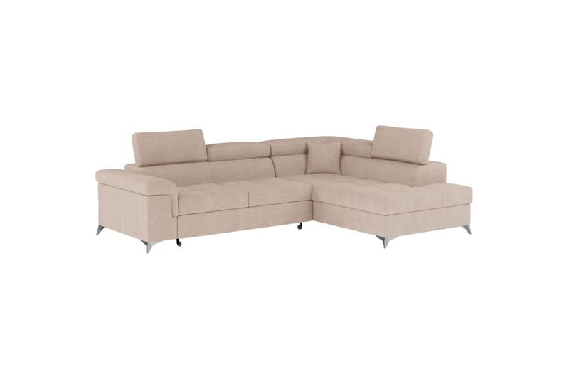Hörnsoffa Eltap Eridano 275x202x88 cm - Raquel 18, Beige, Höger - Möbler - Soffa - Bäddsoffa
