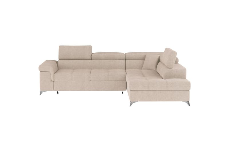 Hörnsoffa Eltap Eridano 275x202x88 cm - Raquel 18, Beige, Höger - Möbler - Soffa - Bäddsoffa