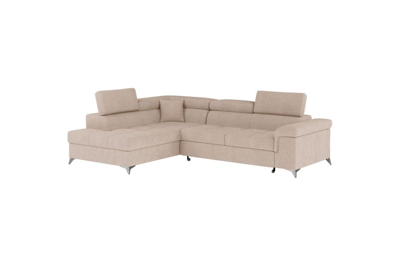 Hörnsoffa Eltap Eridano 275x202x88 cm - Raquel 18, Beige, Vänster - Möbler - Soffa - Bäddsoffa