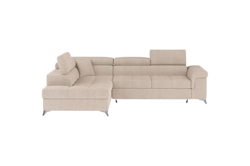 Hörnsoffa Eltap Eridano 275x202x88 cm - Raquel 18, Beige, Vänster - Möbler - Soffa - Bäddsoffa