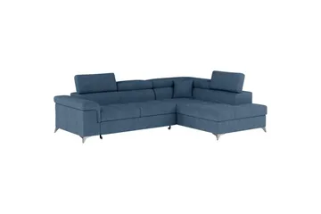 Hörnsoffa Eltap Eridano 275x202x88 cm - Raquel 40, Blå, Höger - Möbler - Soffa - Bäddsoffa