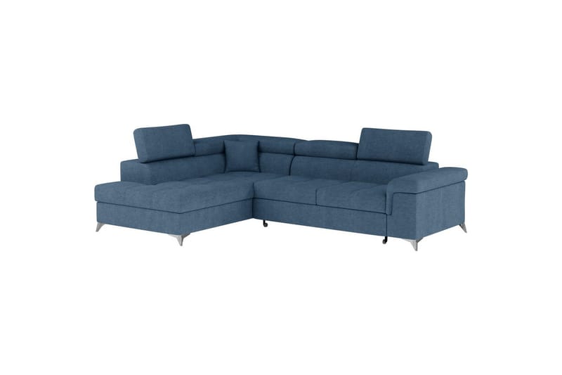Hörnsoffa Eltap Eridano 275x202x88 cm - Raquel 40, Blå, Vänster - Möbler - Soffa - Bäddsoffa