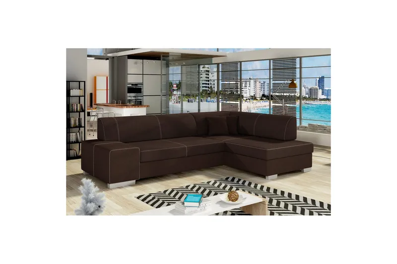 Hörnsoffa Eltap Fabio 268x167x73 cm - Sawana 26, Höger - Möbler - Soffa - Bäddsoffa