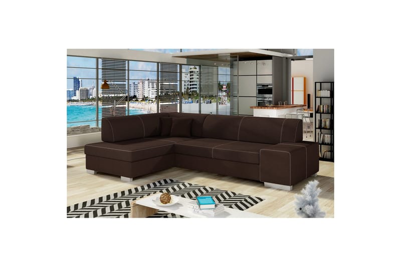 Hörnsoffa Eltap Fabio 268x167x73 cm - Sawana 26, Vänster - Möbler - Soffa - Bäddsoffa
