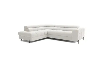 Hörnsoffa Eltap Ferucce 276x200x93 cm Amore 01 gräddvit Dubbelriktad - Möbler - Soffa - Bäddsoffa