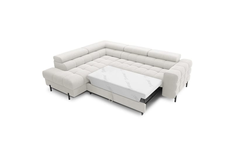 Hörnsoffa Eltap Ferucce 276x200x93 cm Amore 01 gräddvit Dubbelriktad - Möbler - Soffa - Bäddsoffa