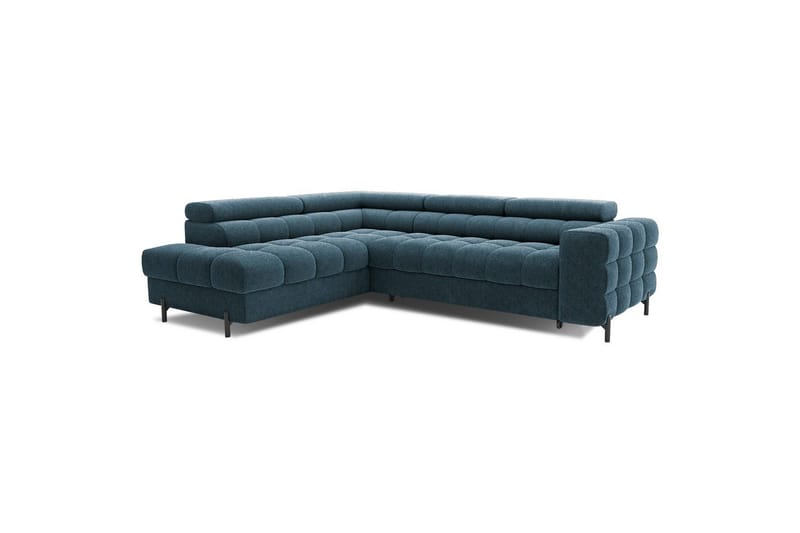 Hörnsoffa Eltap Ferucce 276x200x93 cm - Amore 40, Mörkblå, Vänster - Möbler - Soffa - Bäddsoffa