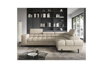 Hörnsoffa Eltap Ferucce 276x200x93 cm - Aura 18, Beige, Höger - Möbler - Soffa - Bäddsoffa