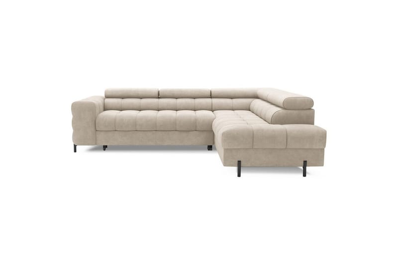 Hörnsoffa Eltap Ferucce 276x200x93 cm - Aura 18, Beige, Höger - Möbler - Soffa - Bäddsoffa