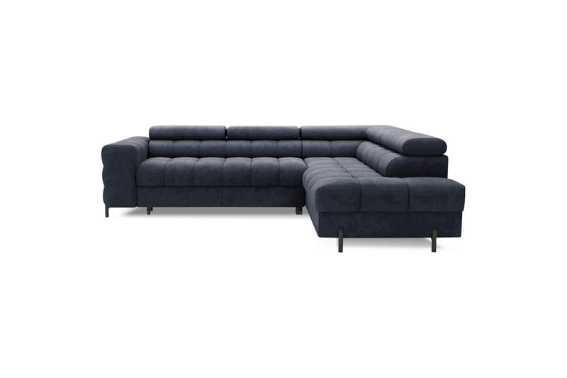 Hörnsoffa Eltap Ferucce 276x200x93 cm - Aura 40, Mörkblå, Höger - Möbler - Soffa - Bäddsoffa