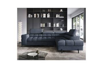 Hörnsoffa Eltap Ferucce 276x200x93 cm - Aura 40, Mörkblå, Höger - Möbler - Soffa - Bäddsoffa