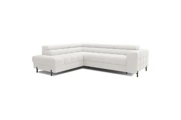 Hörnsoffa Eltap Ferucce 276x200x93 cm - Royal 01, Vit, Vänster - Möbler - Soffa - Bäddsoffa