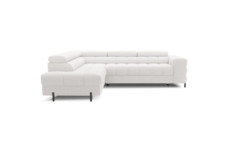 Hörnsoffa Eltap Ferucce 276x200x93 cm - Royal 01, Vit, Vänster - Möbler - Soffa - Bäddsoffa