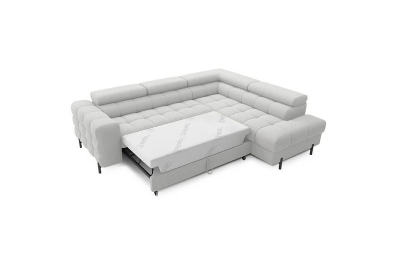 Hörnsoffa Eltap Ferucce 276x200x93 cm - Royal 03, Ljusgrå, Höger - Möbler - Soffa - Bäddsoffa