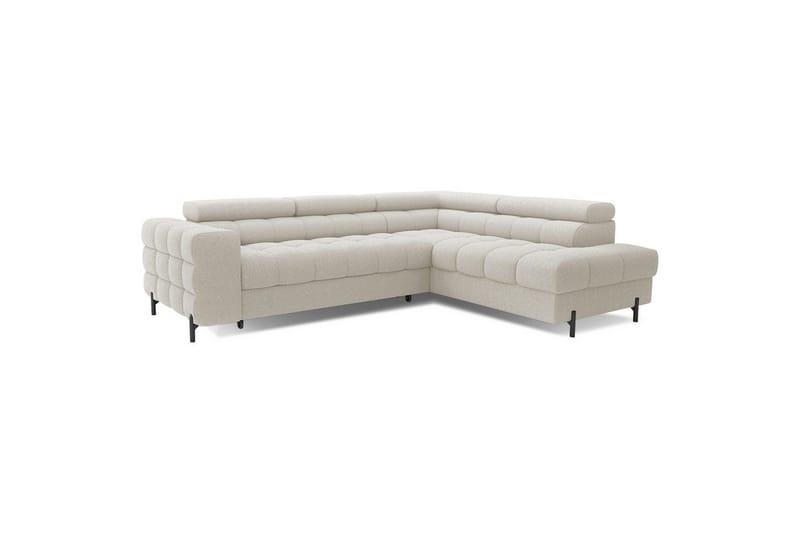 Hörnsoffa Eltap Ferucce 276x200x93 cm - Royal 18, Ljusbeige, Höger - Möbler - Soffa - Bäddsoffa