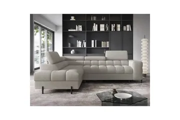 Hörnsoffa Eltap Ferucce 276x200x93 cm - Royal 20, Beige, Vänster - Möbler - Soffa - Bäddsoffa