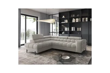 Hörnsoffa Eltap Ferucce 276x200x93 cm - Royal 20, Beige, Vänster - Möbler - Soffa - Bäddsoffa