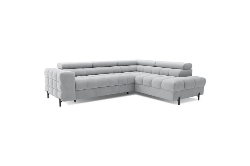 Hörnsoffa Eltap Ferucce 276x200x93 cm - Paros 05, Grå, Höger - Möbler - Soffa - Bäddsoffa