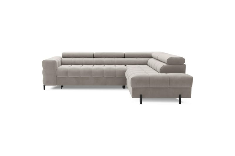 Hörnsoffa Eltap Ferucce 276x200x93 cm - Paros 02, Beige, Höger - Möbler - Soffa - Bäddsoffa