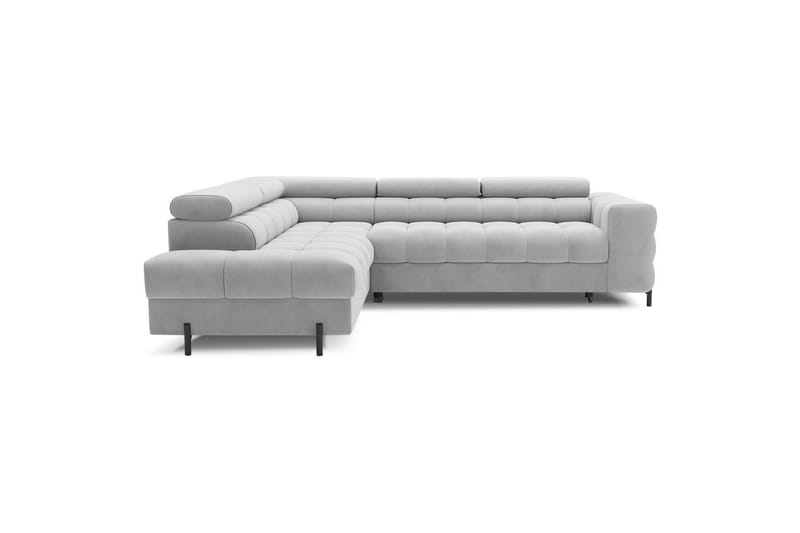 Hörnsoffa Eltap Ferucce 276x200x93 cm - Paros 05, Grå, Vänster - Möbler - Soffa - Bäddsoffa