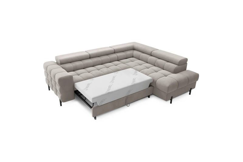 Hörnsoffa Eltap Ferucce 276x200x93 cm - Paros 02, Beige, Höger - Möbler - Soffa - Bäddsoffa