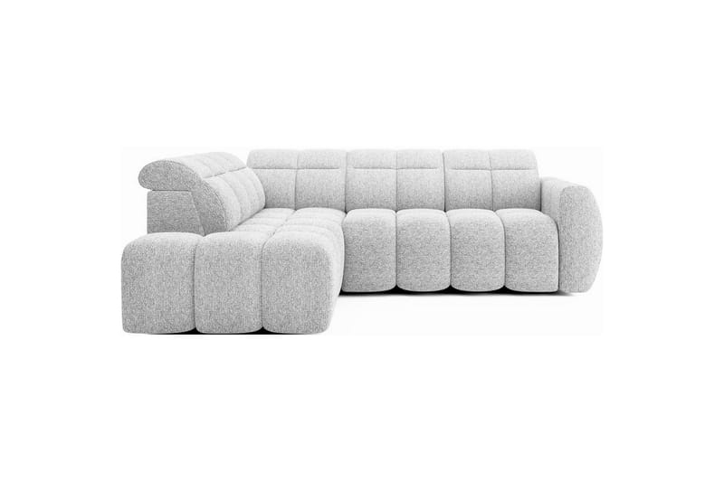 Hörnsoffa Eltap Flconn 258x208x107 cm - Korallin 01, Grå, Vänster - Möbler - Soffa - Bäddsoffa
