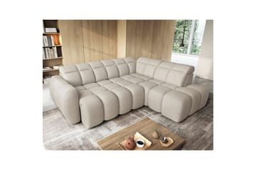 Hörnsoffa Eltap Flconn 258x208x107 cm - Royal 18, Beige, Höger - Möbler - Soffa - Bäddsoffa