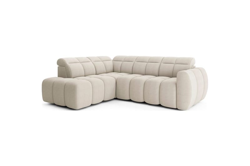 Hörnsoffa Eltap Flconn 258x208x107 cm - Royal 18, Beige, Vänster - Möbler - Soffa - Bäddsoffa
