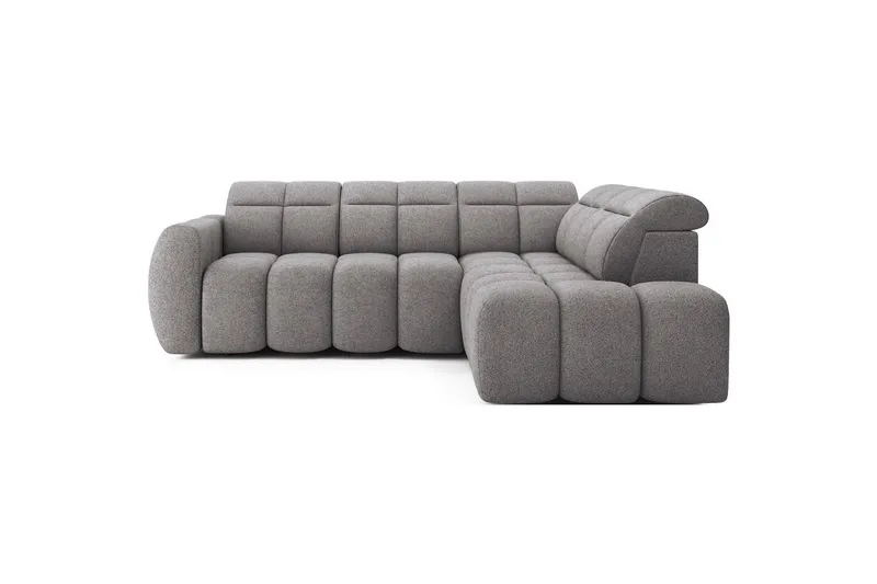 Hörnsoffa Eltap Flconn 258x208x107 cm - Sola 04, Grå, Höger - Möbler - Soffa - Bäddsoffa