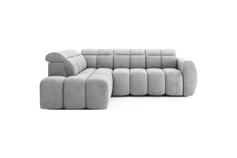 Hörnsoffa Eltap Flconn 258x208x107 cm - Sola 04, Grå, Vänster - Möbler - Soffa - Bäddsoffa
