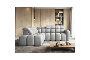 Hörnsoffa Eltap Flconn 258x208x107 cm - Sola 04, Grå, Vänster - Möbler - Soffa - Bäddsoffa