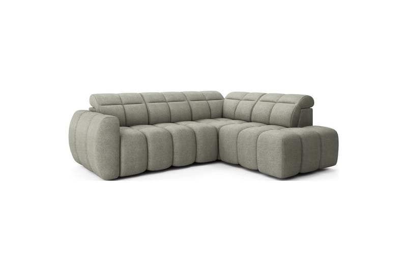 Hörnsoffa Eltap Flconn 258x208x107 cm - Xillar 100, Grön, Höger - Möbler - Soffa - Bäddsoffa