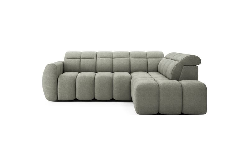 Hörnsoffa Eltap Flconn 258x208x107 cm, Xillar 100, Grön, Höger