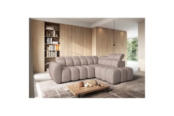 Hörnsoffa Eltap Flconn 258x208x107 cm - Xillar 20, Brun, Höger - Möbler - Soffa - Bäddsoffa