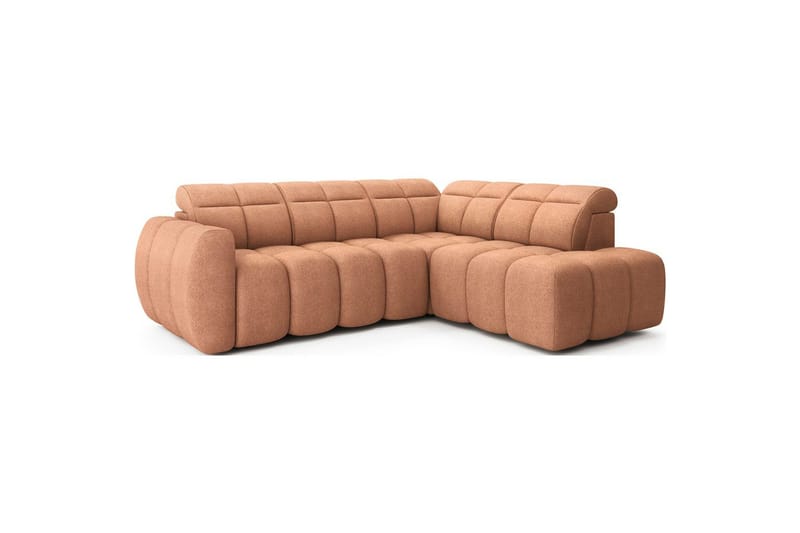 Hörnsoffa Eltap Flconn 258x208x107 cm - Xillar 24, Rosa, Höger - Möbler - Soffa - Bäddsoffa