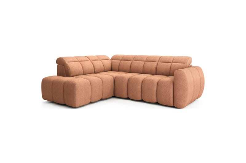Hörnsoffa Eltap Flconn 258x208x107 cm - Xillar 24, Rosa, Vänster - Möbler - Soffa - Bäddsoffa