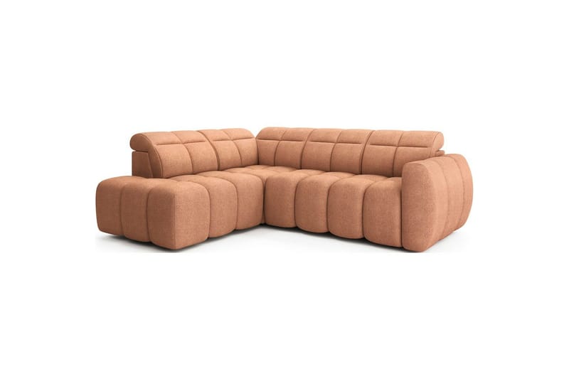 Hörnsoffa Eltap Flconn 258x208x107 cm - Xillar 24, Rosa, Vänster - Möbler - Soffa - Bäddsoffa