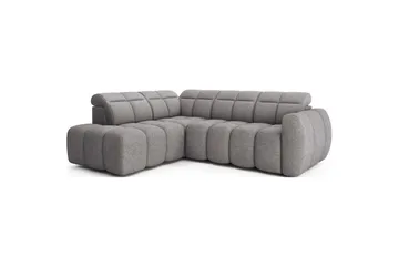 Hörnsoffa Eltap Flconn 258x208x107 cm - Paolli 04, Grå, Vänster - Möbler - Soffa - Bäddsoffa