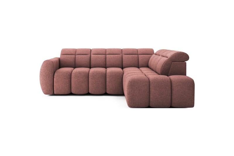 Hörnsoffa Eltap Flconn 258x208x107 cm - Paolli 24, Rosa, Höger - Möbler - Soffa - Bäddsoffa