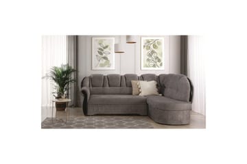 Hörnsoffa Eltap Lord 243x180x112 cm - Dora 21, Beige, Höger - Möbler - Soffa - Bäddsoffa