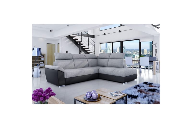 Hörnsoffa Eltap Loreto 260x210x102 cm - Sawana 21, Soft 11, Höger - Möbler - Soffa - Bäddsoffa