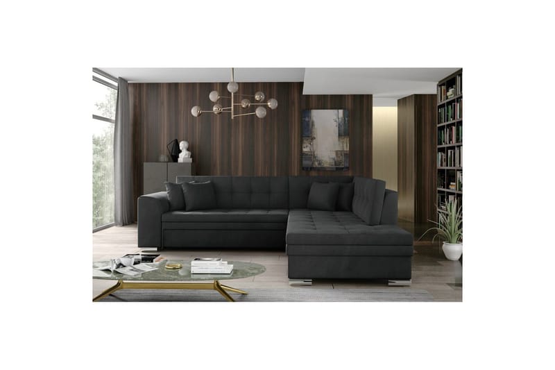 Hörnsoffa Eltap Pieretta 260x207x78 cm, Paros 06, Grå, Höger