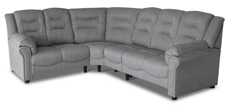 Hörnsoffa grå 5-sits - Peking - Grå - Möbler - Soffa - Hörnsoffa