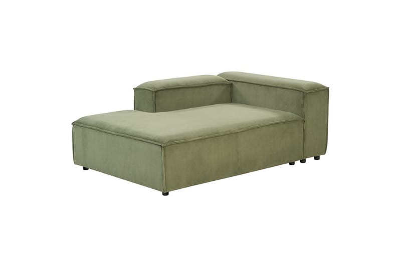 Hörnsoffa (H) med fotpall Ardal Grön/Svart - Grön/Svart - Möbler - Soffa - Soffgrupp