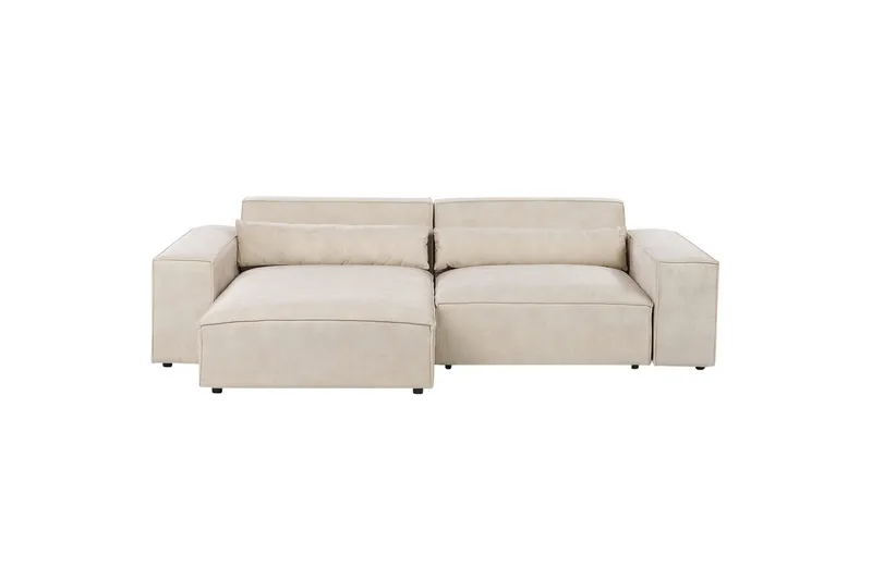 Hörnsoffa Hellnar Beige, Högervänd, Beige, Högervänd